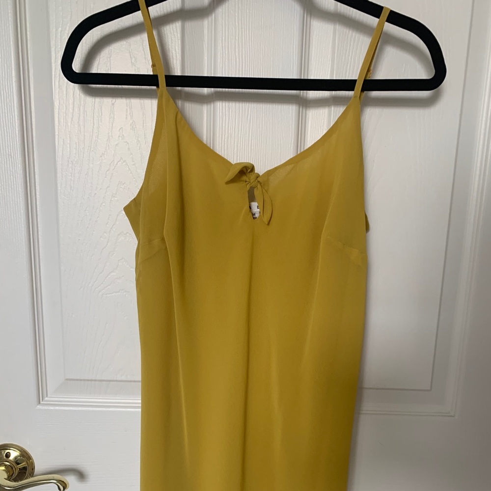 Mustard Chiffon Tank